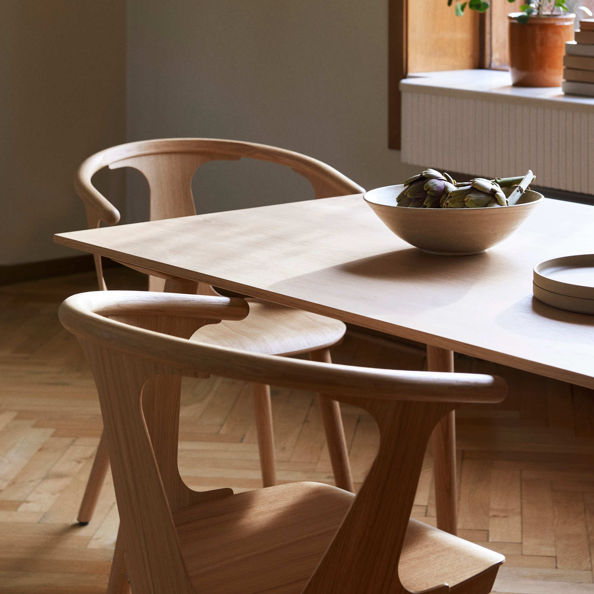 In Between SK1 Dining Chair - Oiled Oak-3