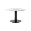 In Between SK12 Dining Table - Black/Bianco Carrara