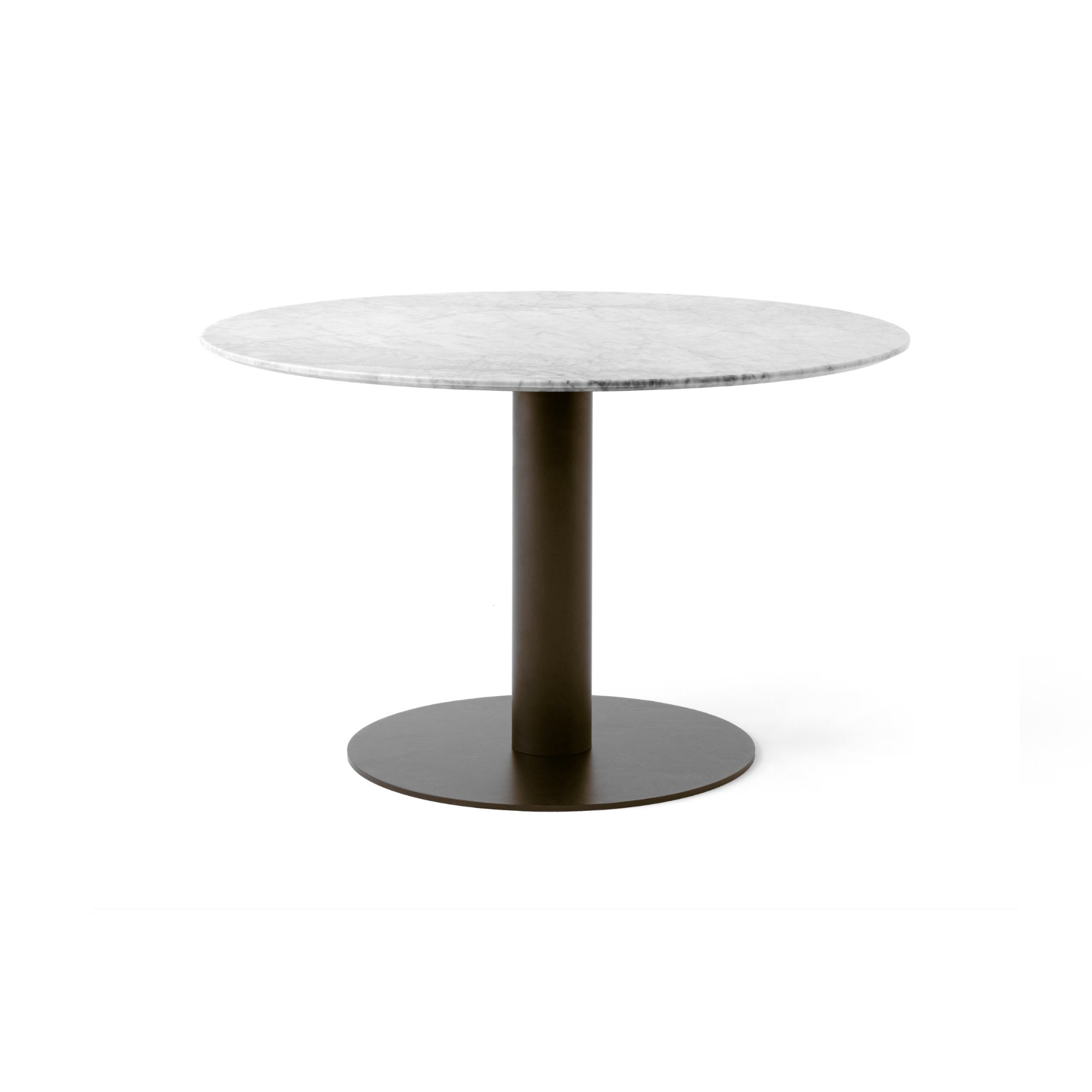 In Between SK12 Dining Table - Bronzed/Bianco Carrara-1