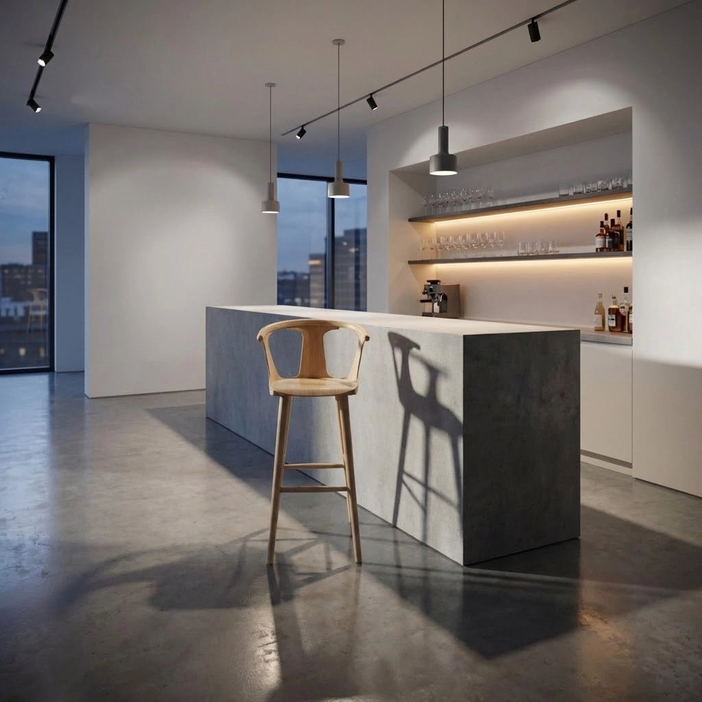 In Between SK9 Bar Stool - Oiled Oak