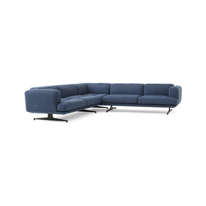 Inland AV41 Sofa - Warm Black/Fabric 4 (Vidar 733)