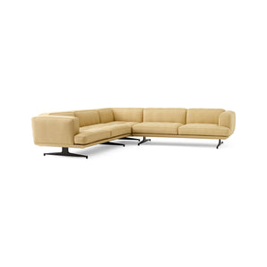 Inland AV41 Sofa - Warm Black/Fabric 4 (Acca 231)