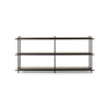 Innocent 3 Bookcase - Black Iron/Black Stained Oak