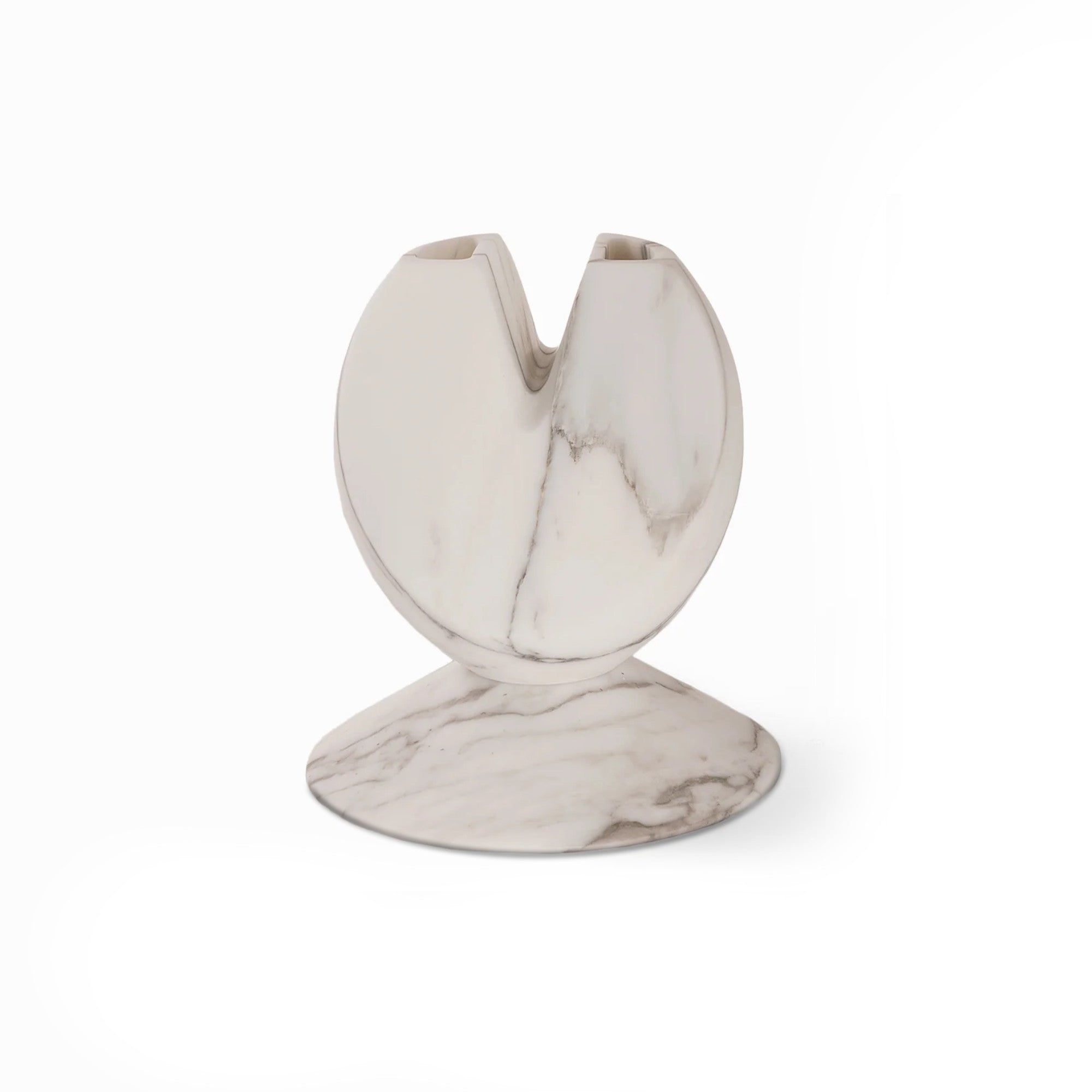 Iris Vase - White Carrara-3