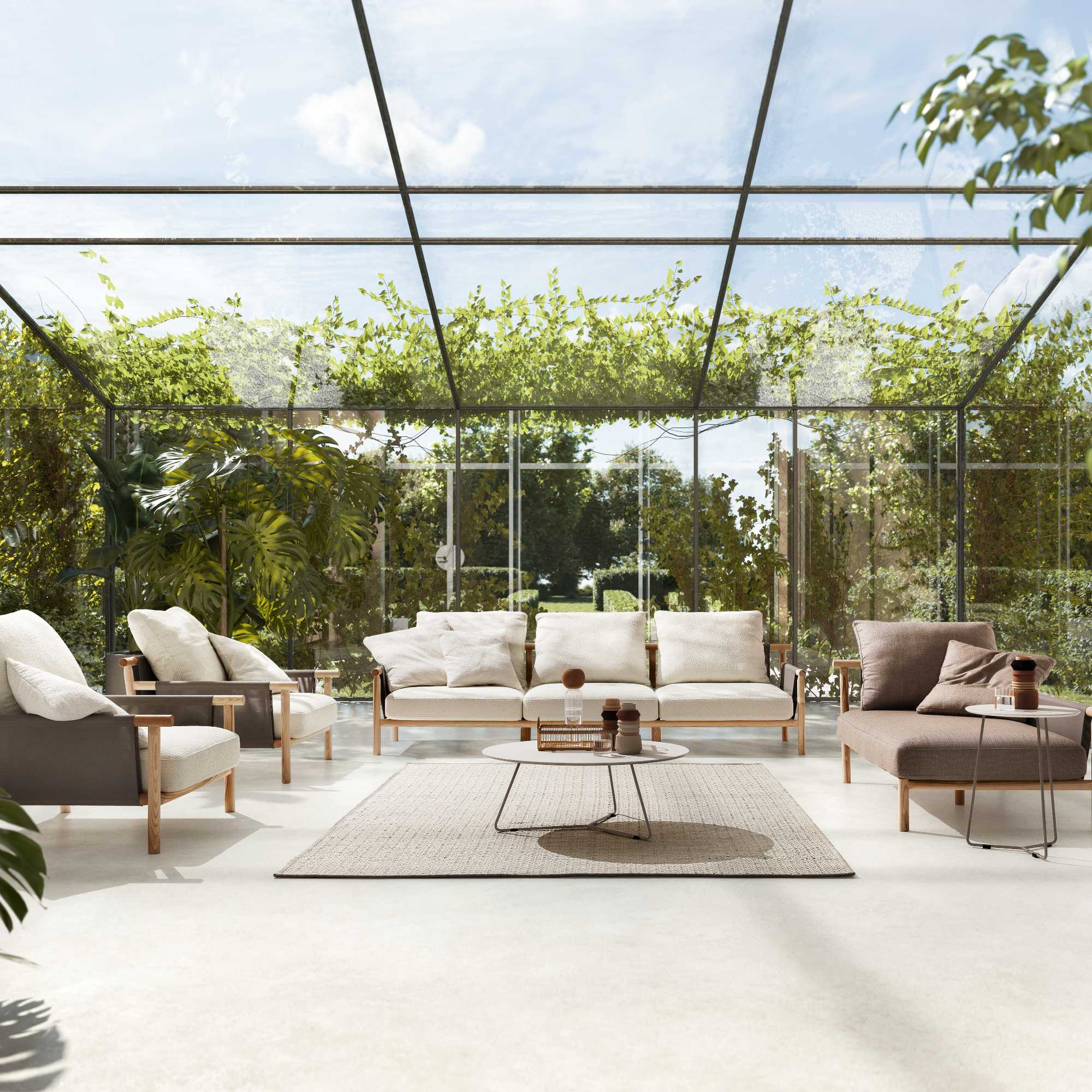 Isamu OD3000 Outdoor Sofa - Fabric U (Update 001)