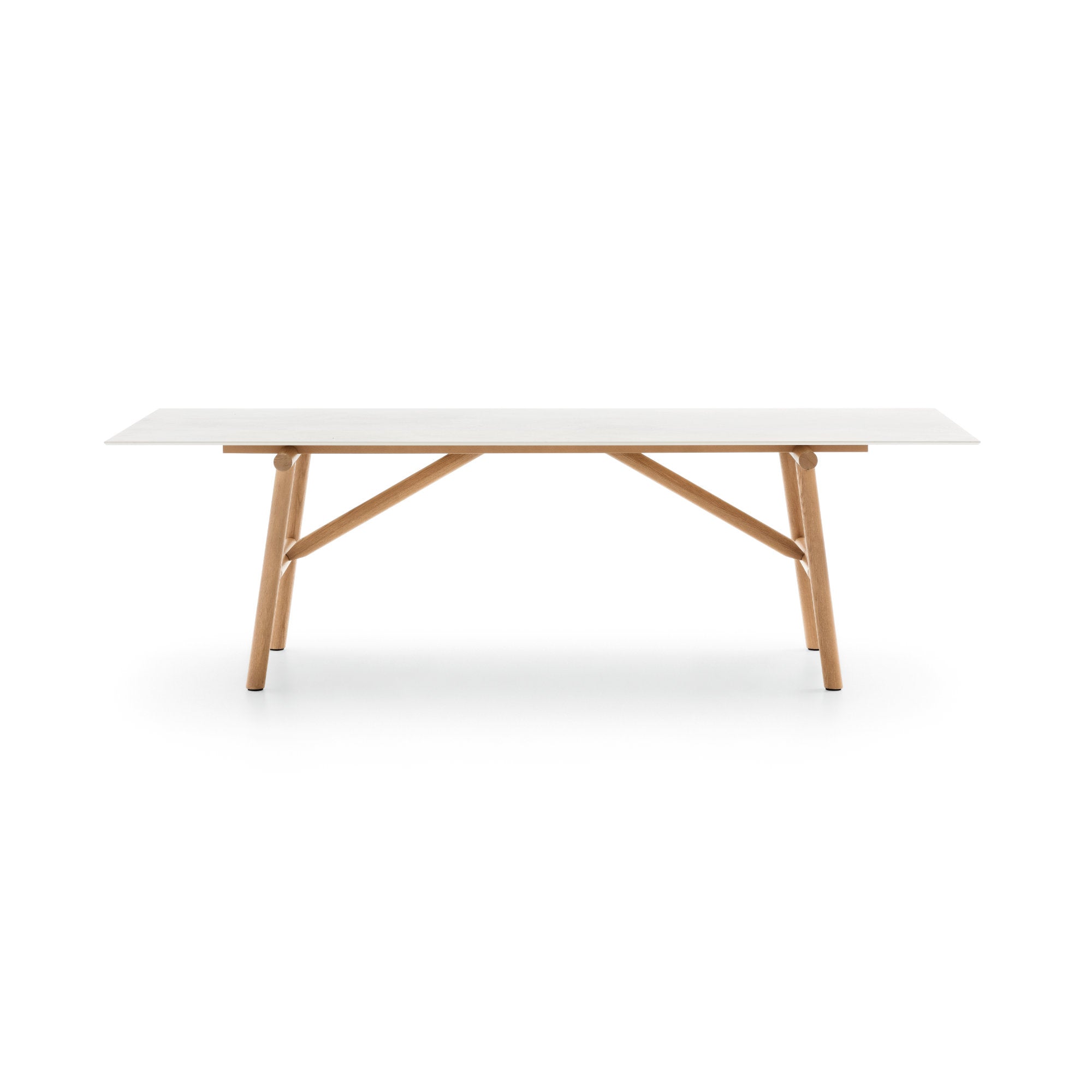 Isamu OJTG02 Outdoor Dining Table - White Lime Gres (MA14)-1