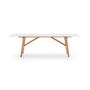 Isamu OJTG02 Outdoor Dining Table - White Lime Gres (MA14)