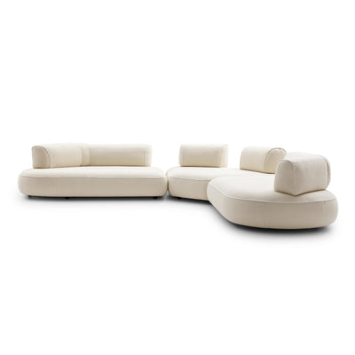 Isla K0002 Composition Sofa - Fabric U (Universal 02)/Fabric M (Malaga 16)