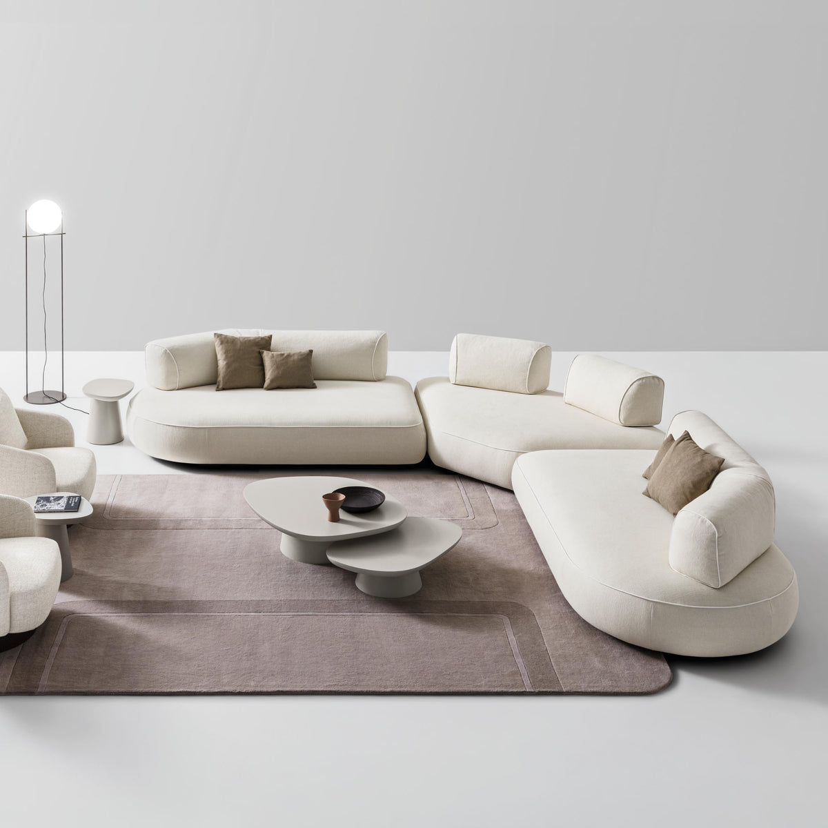 Ditre Italia - Isla K0002 Composition Sofa - Fabric U (Universal 02 ...