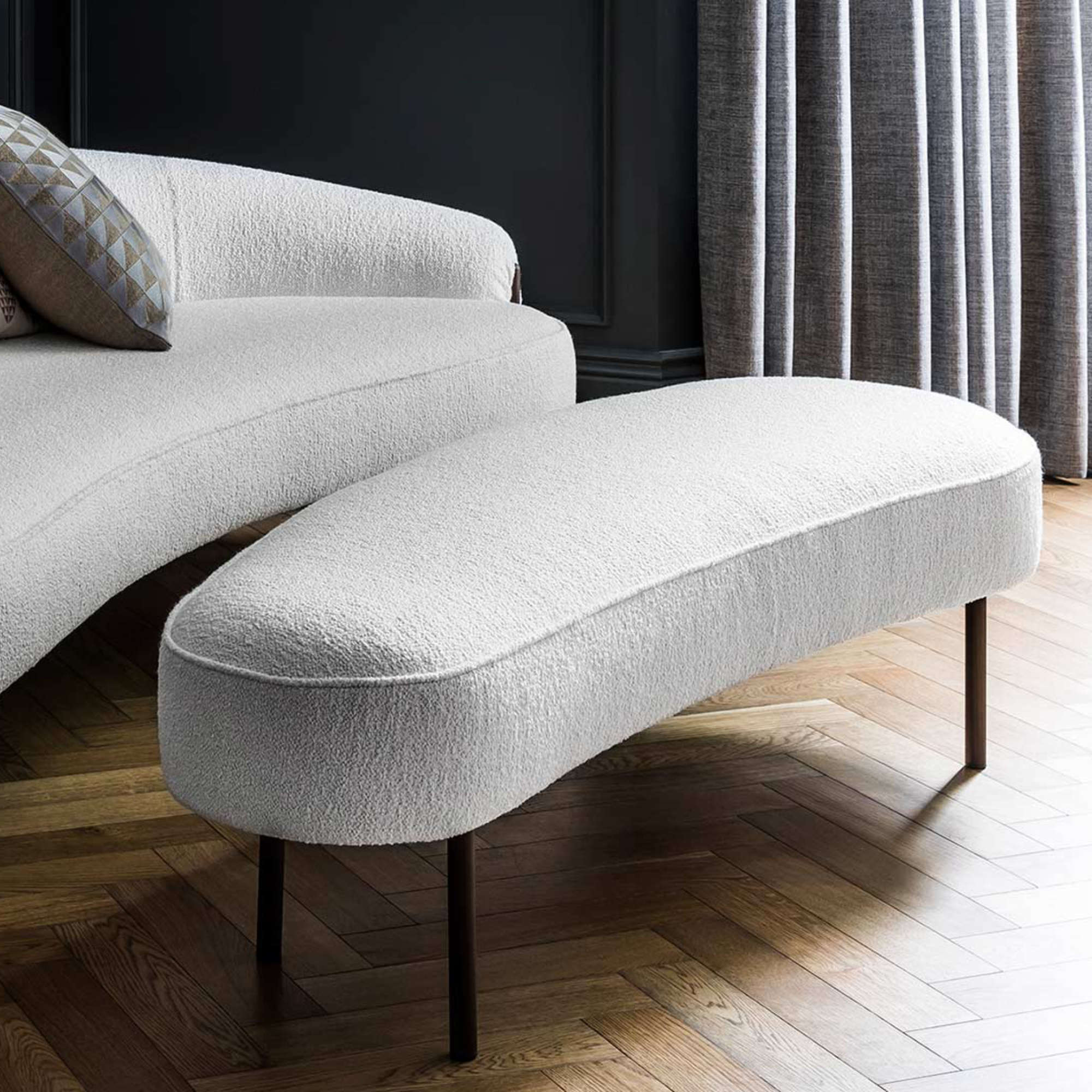 Isola 005 Ottoman - Fabric (Ortisei 01)