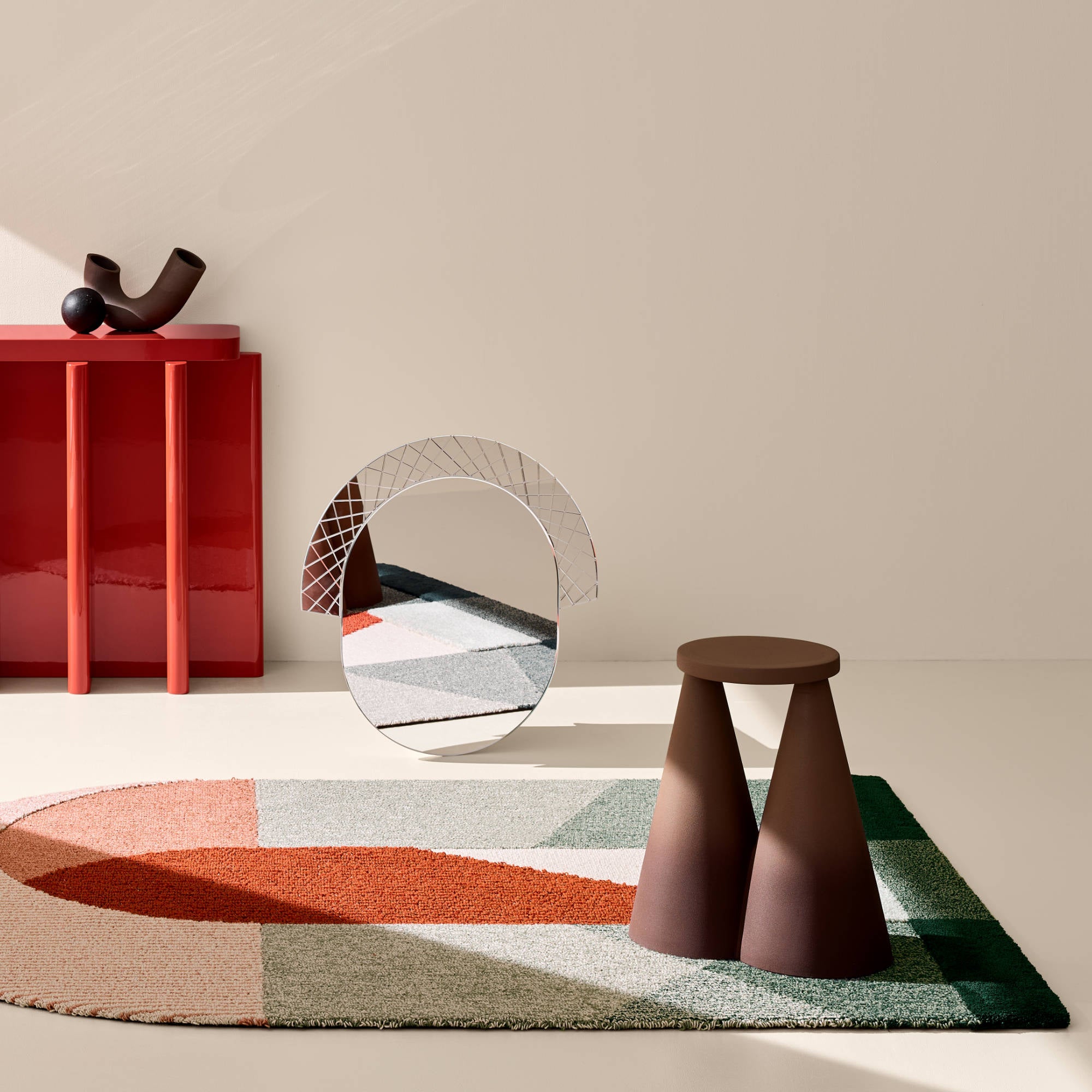 Isola Side Table - Cotto-3