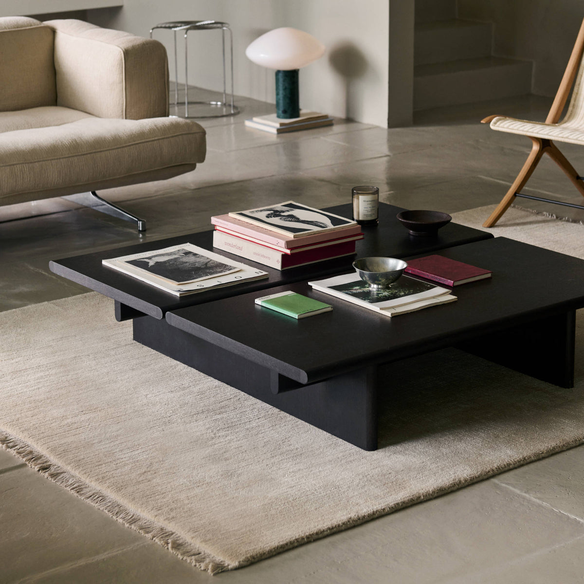 andTradition - Ita OS4 Coffee Table - Dark Stained Oak – Designitch