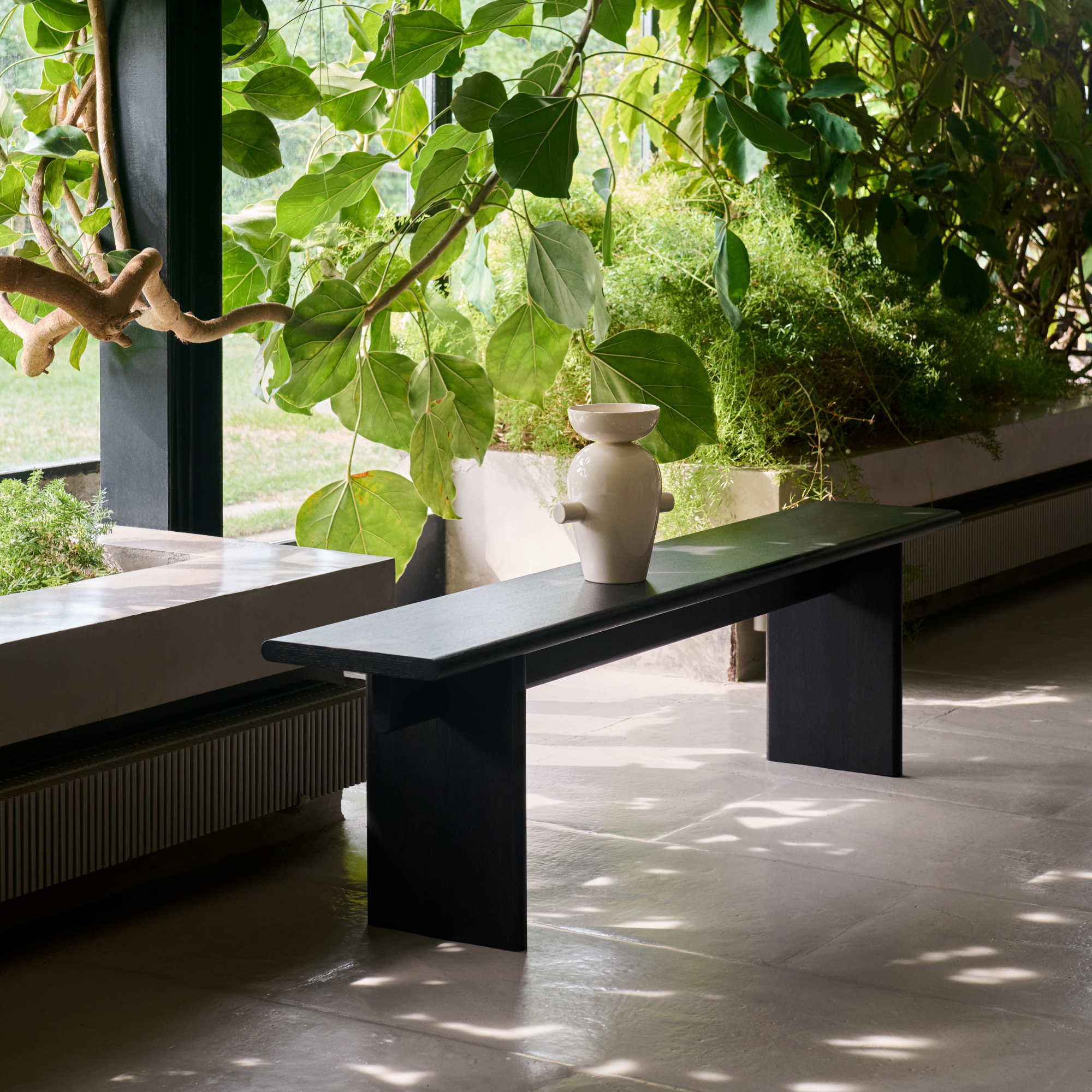Ita OS5 Bench - Dark Stained Oak