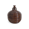 Vessel 10 Vase - Carved Brown