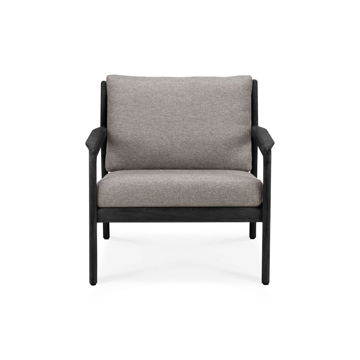 Jack 10234 Outdoor Lounge Chair - Teak Black/Fabric (Mocha)-2