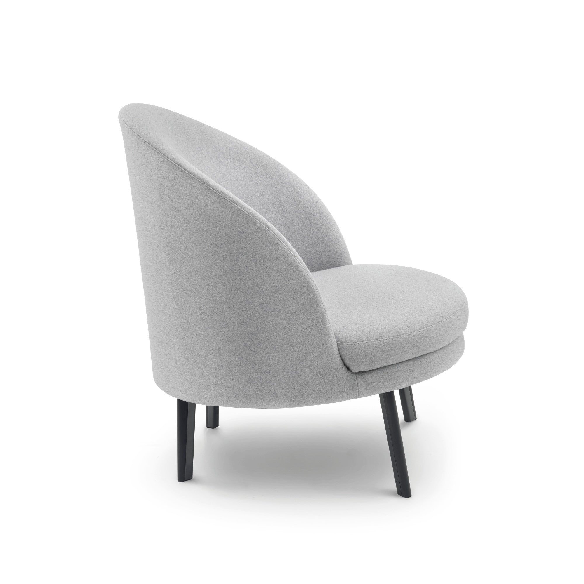 Jules 3116 Armchair - Wenge / Black Metal / Fabric T5 (Divina MD 733)-5