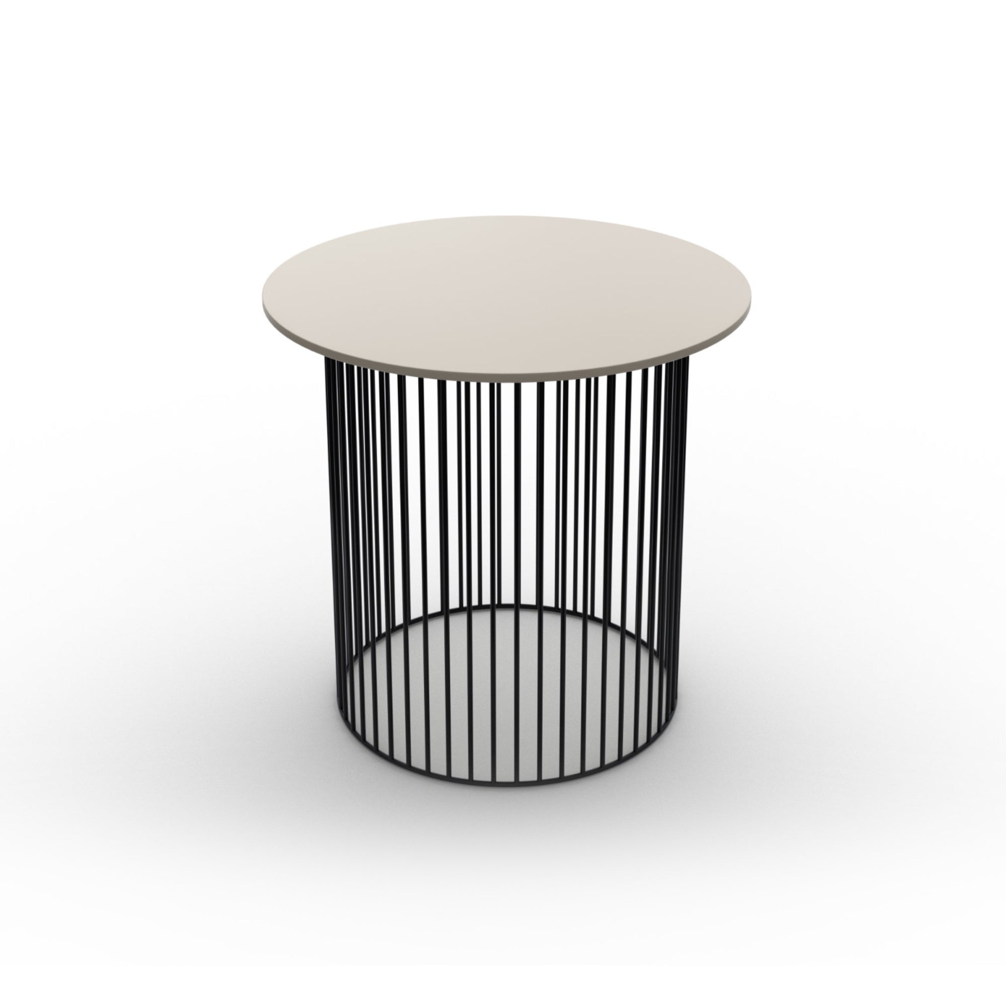 Idra IDRA-55R Side Table - Black/Sand-1