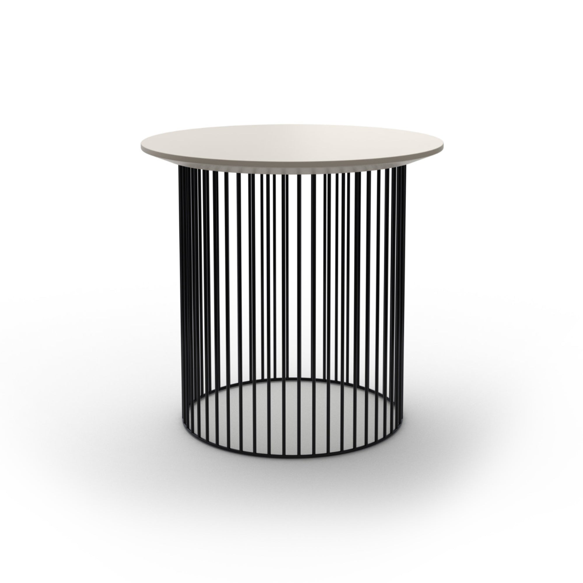 Idra IDRA-55R Side Table - Black/Sand-3