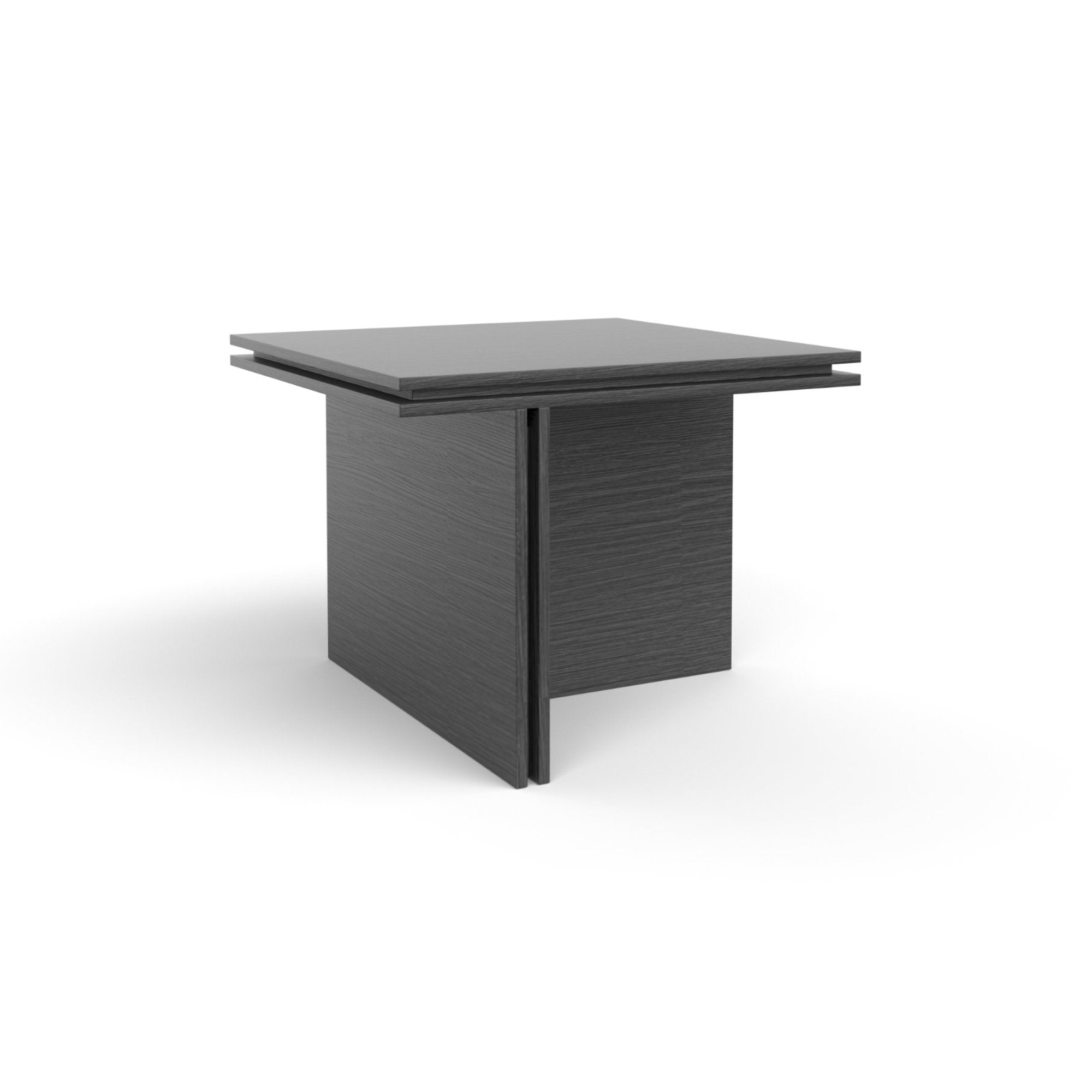 طاولة جانبية Slot SLOT-55 - رماد ملون باللون الأسود-1