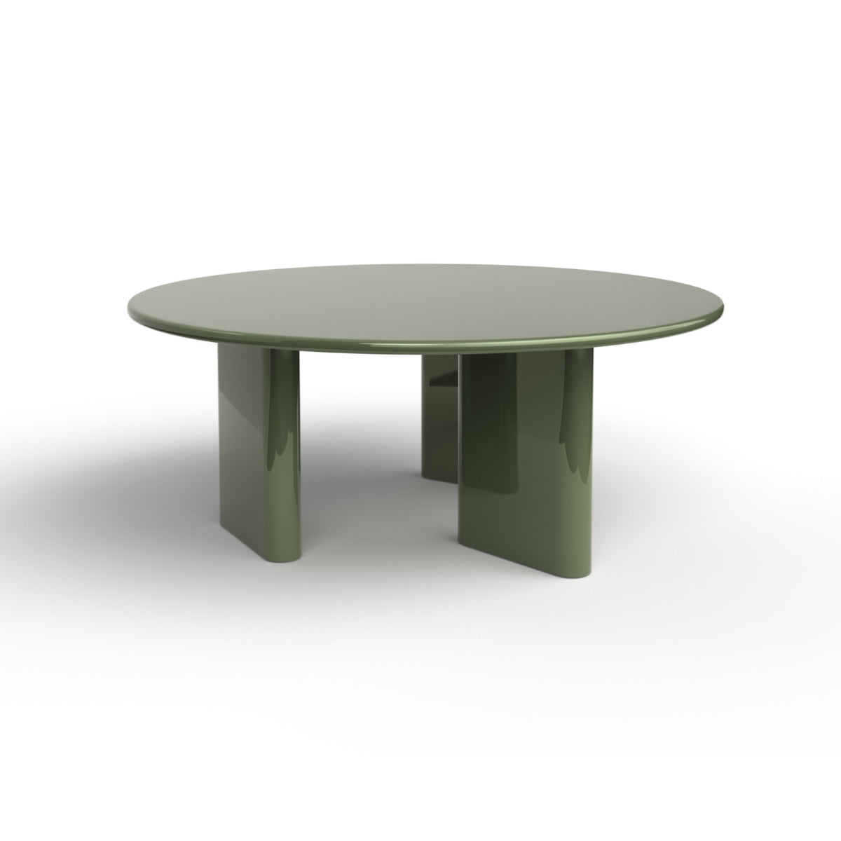 Treviso Coffee Table – 100x40 / MDF (Glossy Green)-1