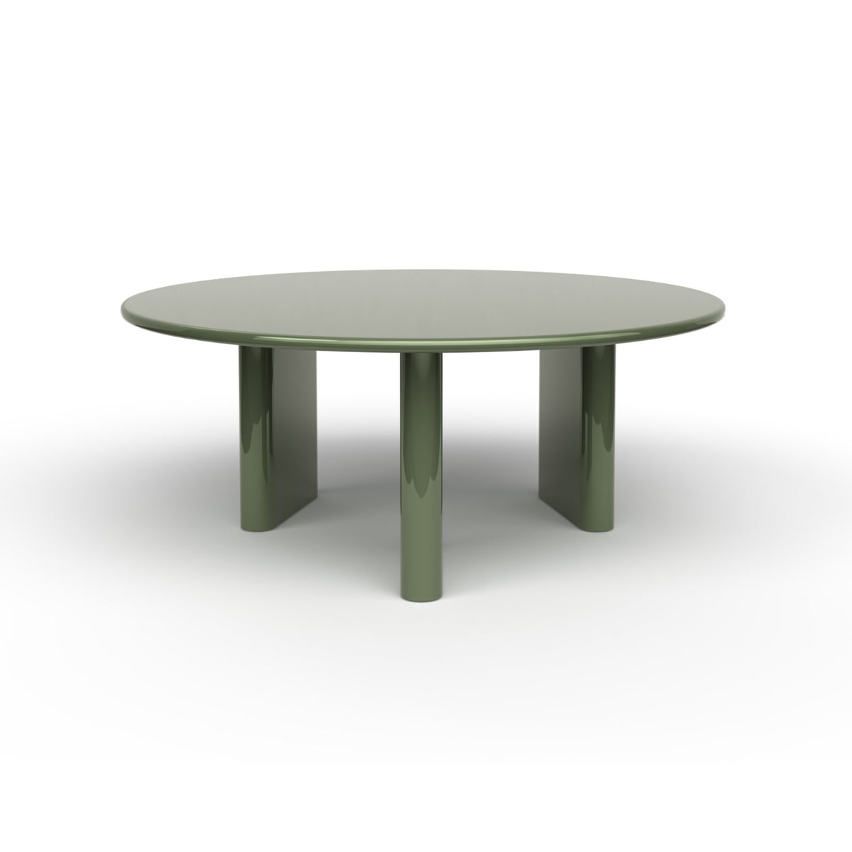 Treviso Coffee Table – 100x40 / MDF (Glossy Green)-3