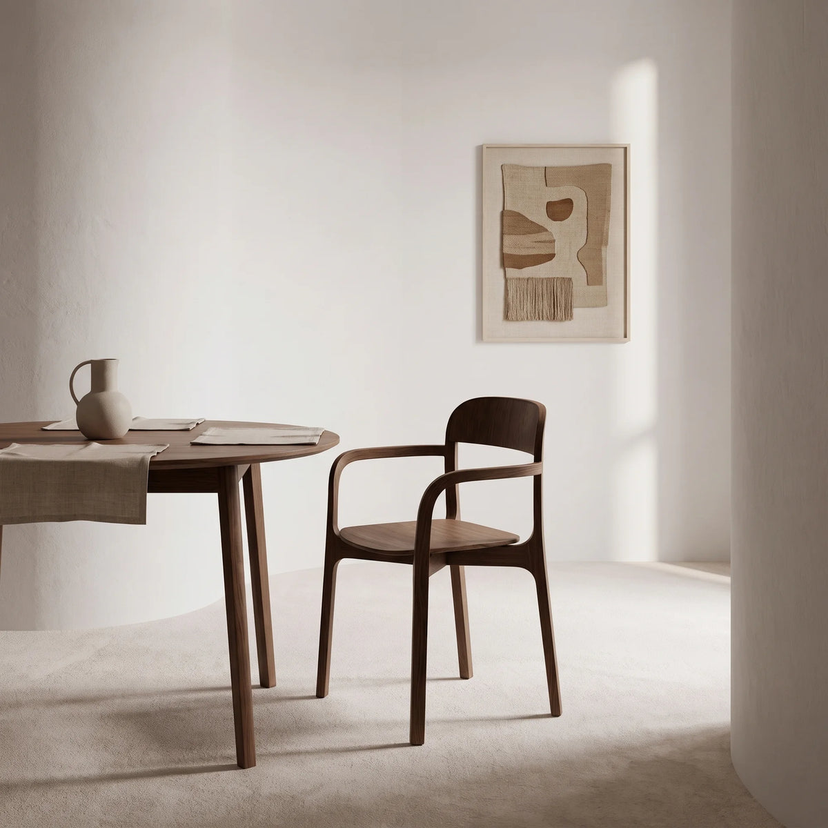 Contorna 05C0N13 Dining Chair - Walnut