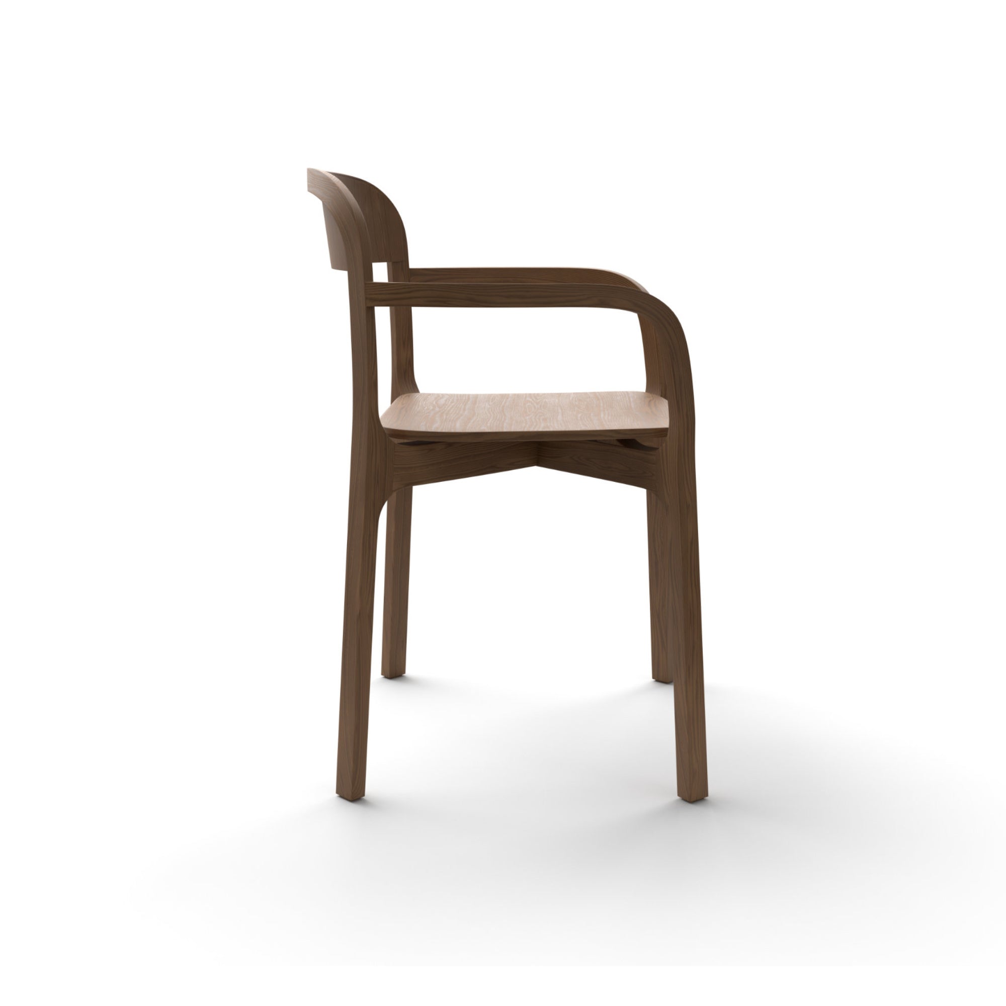 Contorna 05C0N13 Dining Chair - Walnut-3
