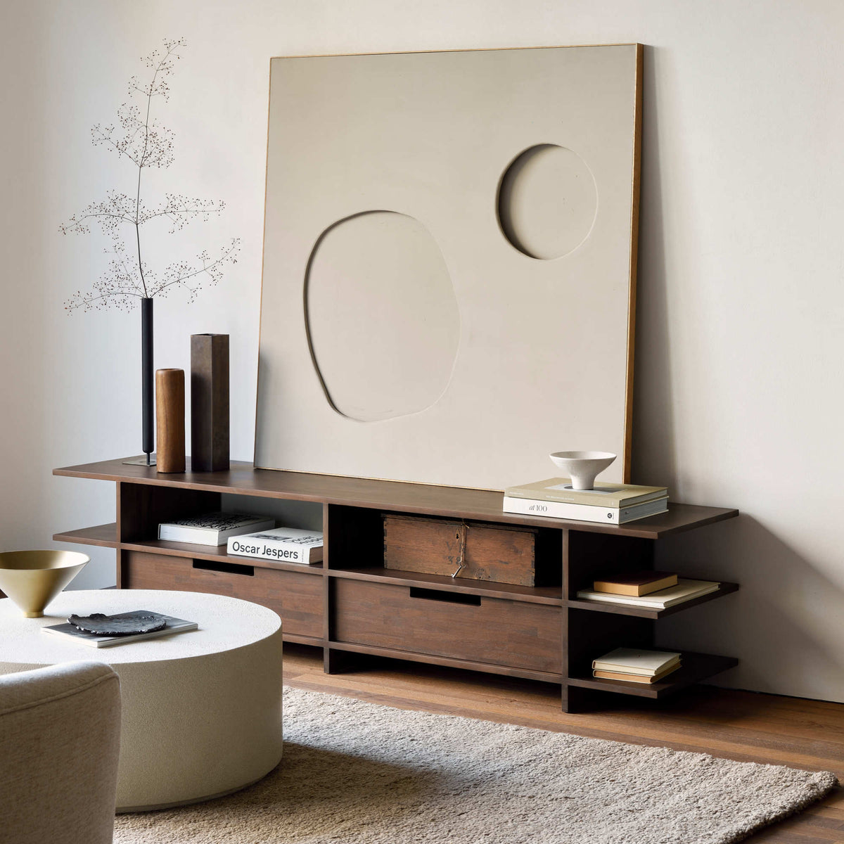 Kabuki 10792 TV Unit - Teak Brown-2