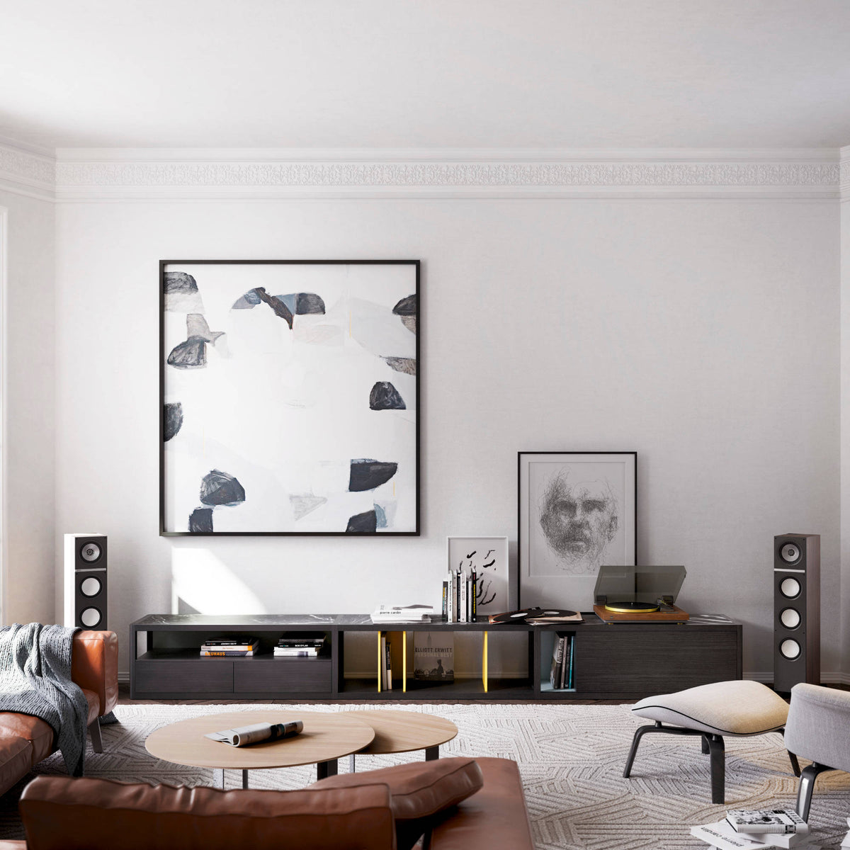وحدة تلفزيون Kai 344 - Kai Black Oak/Ochre