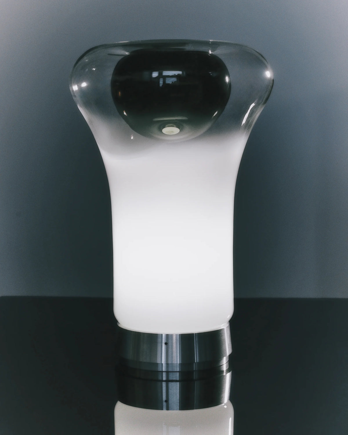 Saffo Table Lamp - Steel/Mouth-Blown Glass-9