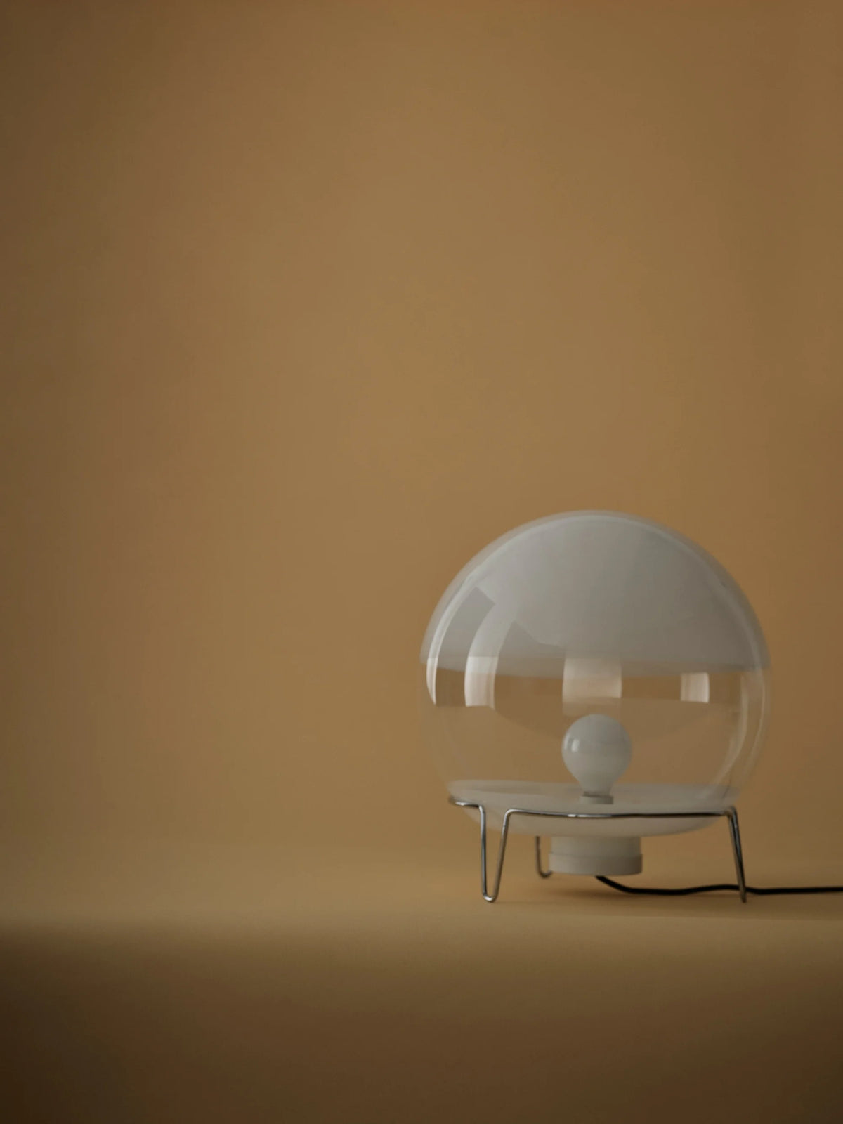 Sfera Table Lamp - Steel/Mouth-Blown Glass-3