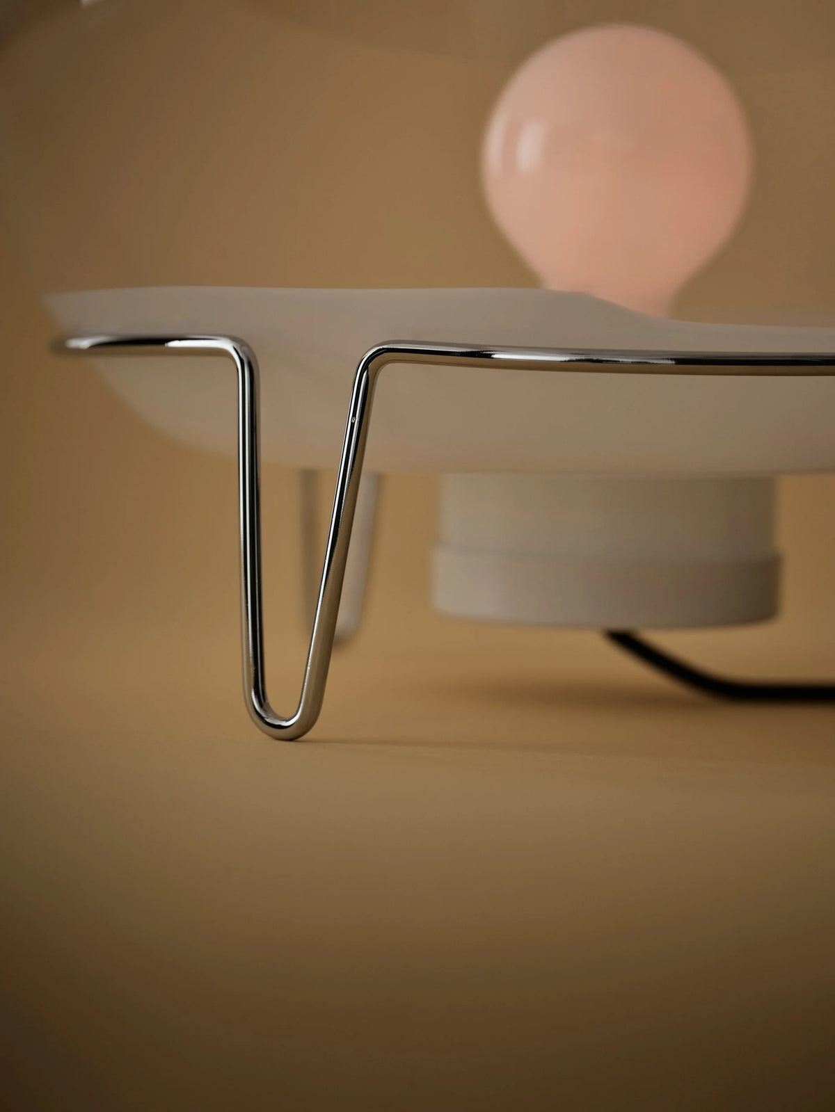 Sfera Table Lamp - Steel/Mouth-Blown Glass-5