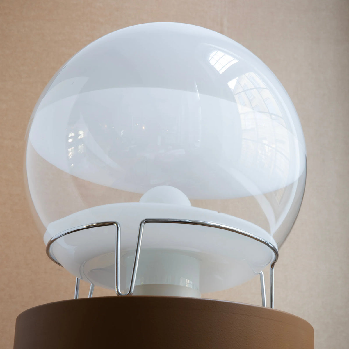 Sfera Table Lamp - Steel/Mouth-Blown Glass-7