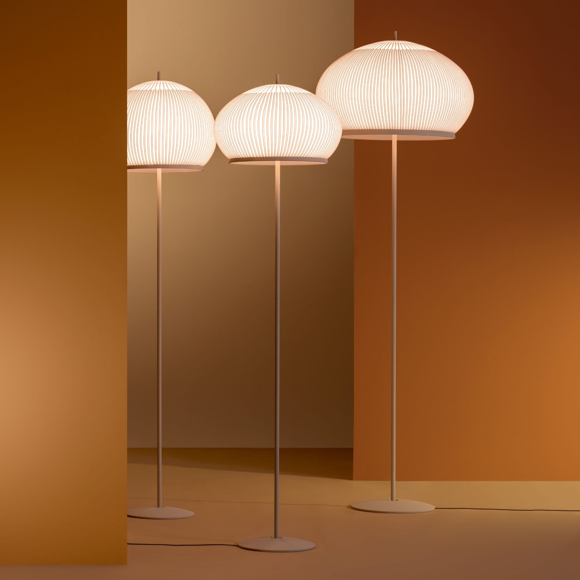 Knit 7485 Floor Lamp - Beige M1-3