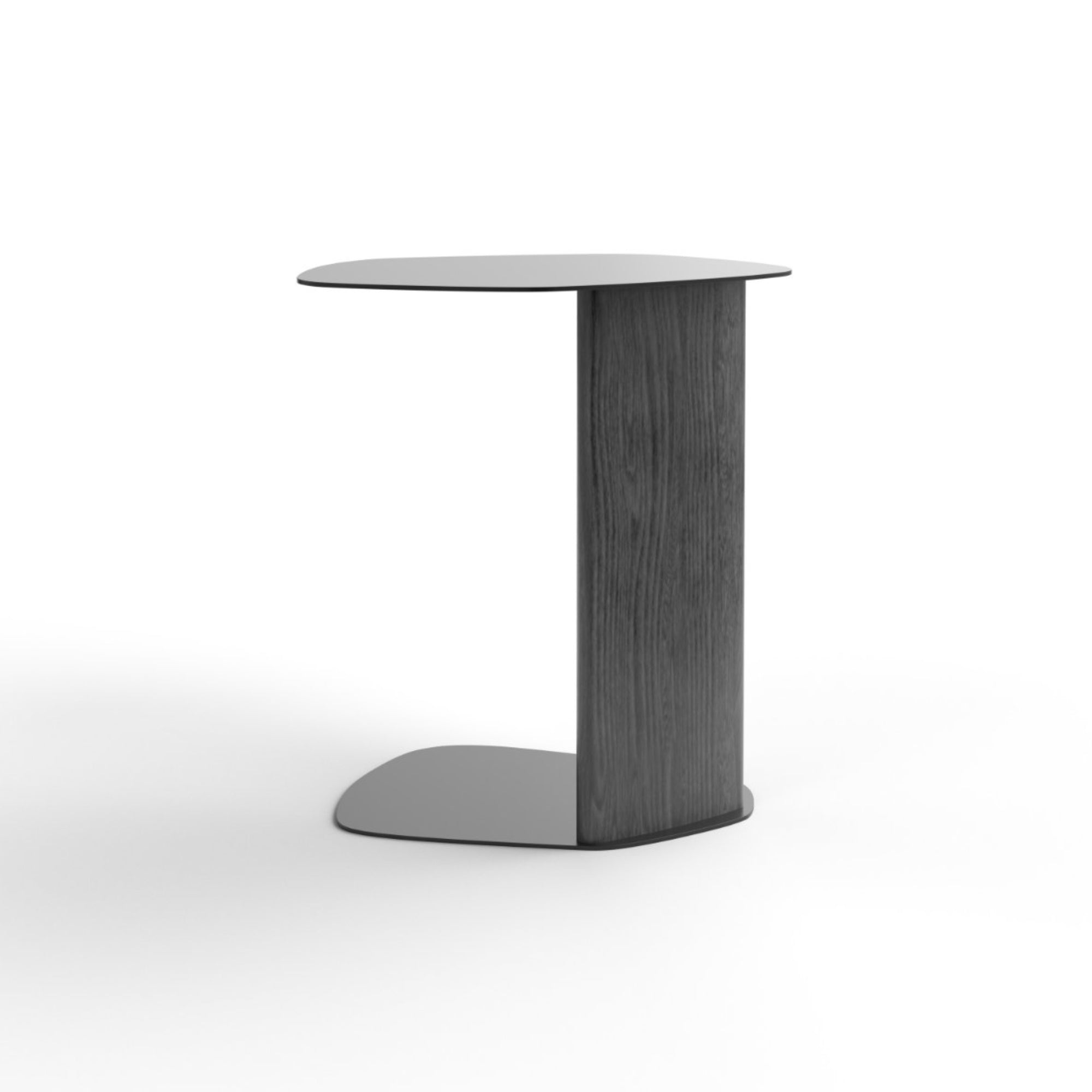 Keisho 1110 Side Table - Graphite Stained Ash/Pitch Black-3