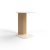 Keisho 1110 Side Table - Natural Ash/Ivory