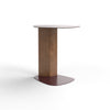 Keisho 1110 Side Table - Walnut Stained Ash/Plum