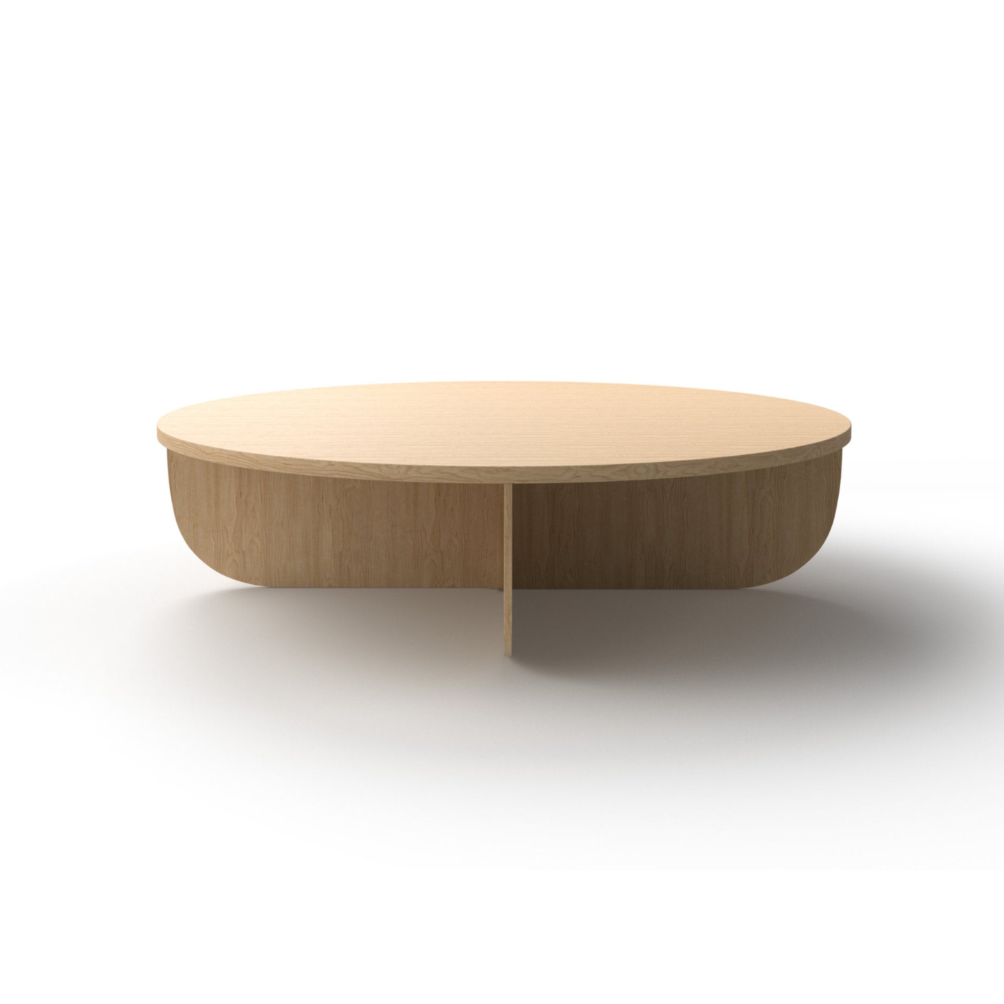 Mil 9097 Coffee Table - Natural Brushed Oak-3