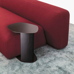 Keisho 1110 Side Table - Walnut Stained Ash/Chocolate