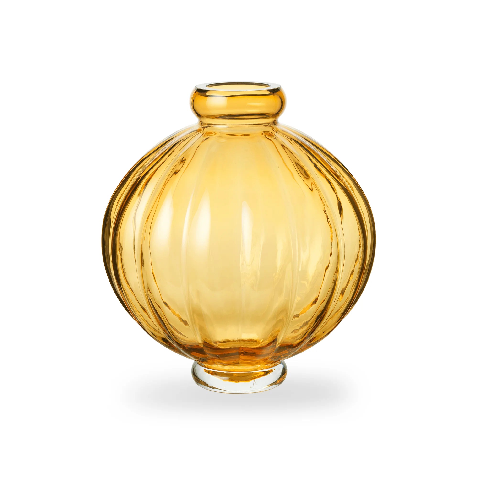 Balloon 01 Glass Vase - Amber-1