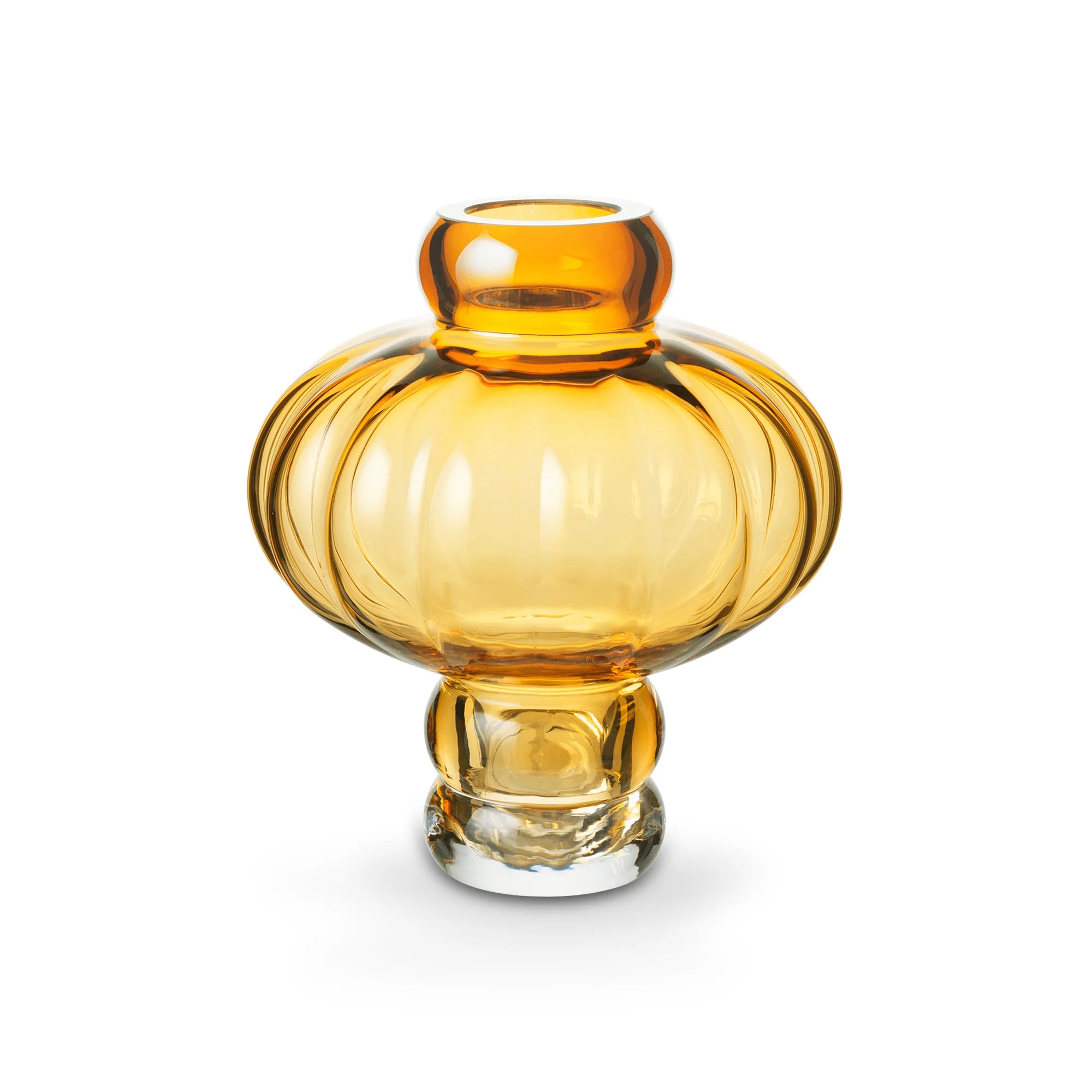 Balloon 02 Glass Vase - Amber-1
