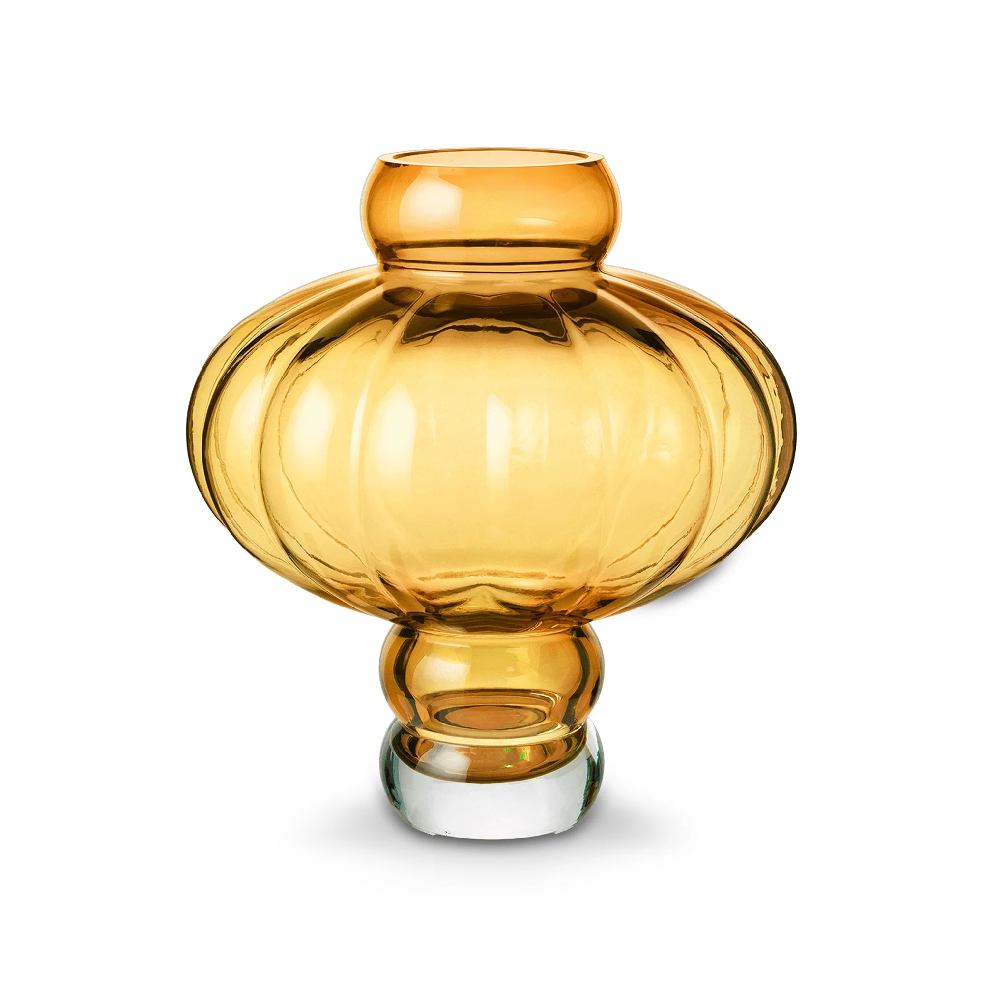 Balloon 08 Glass Vase - Amber-1