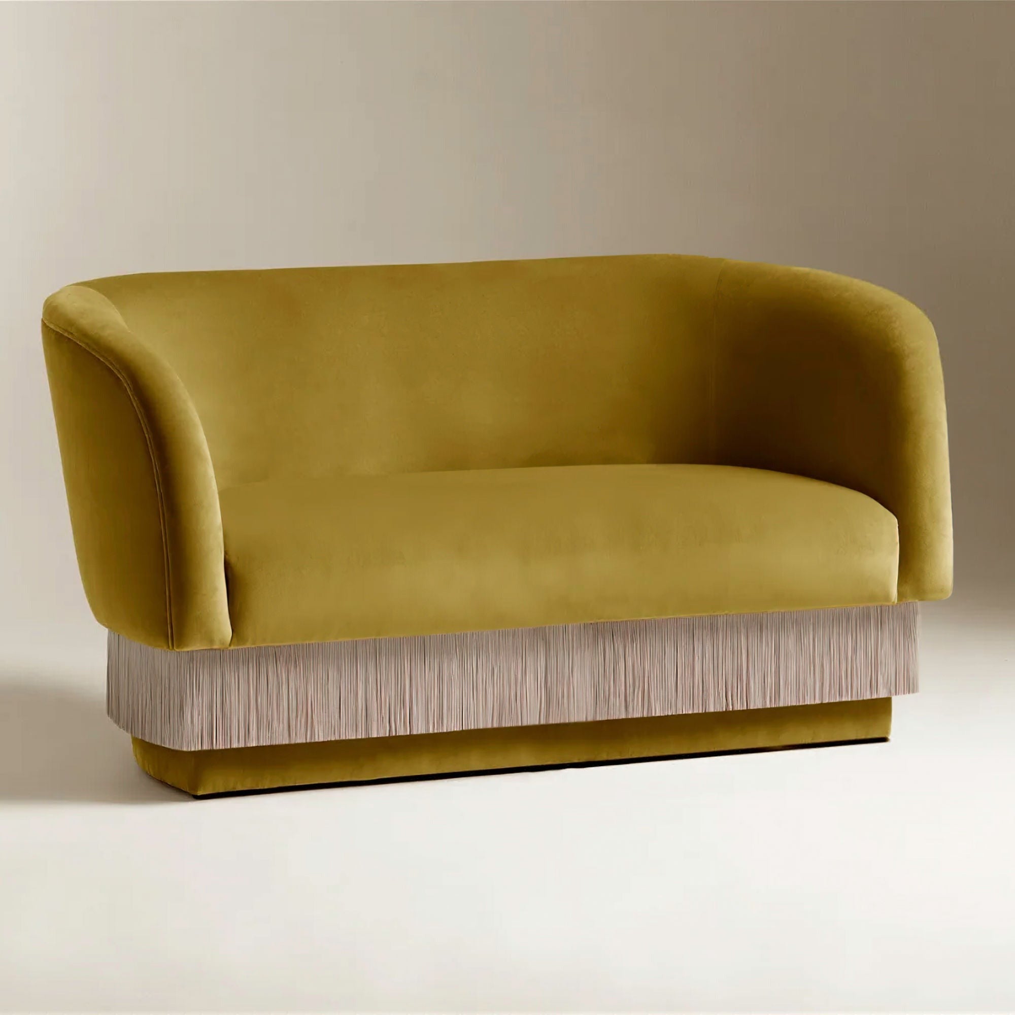 La Folie 140 Sofa - Velvet 2 (Velvet Safran)-2