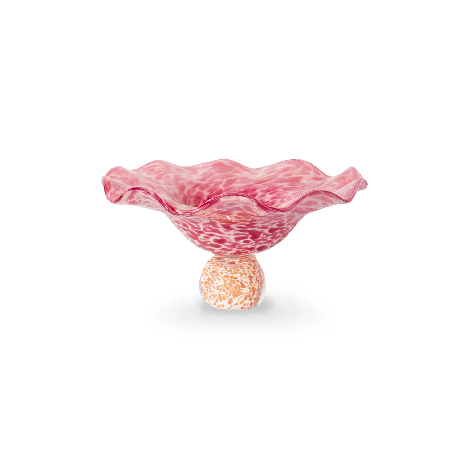 Lola Glass Soucoupe - Pink-1