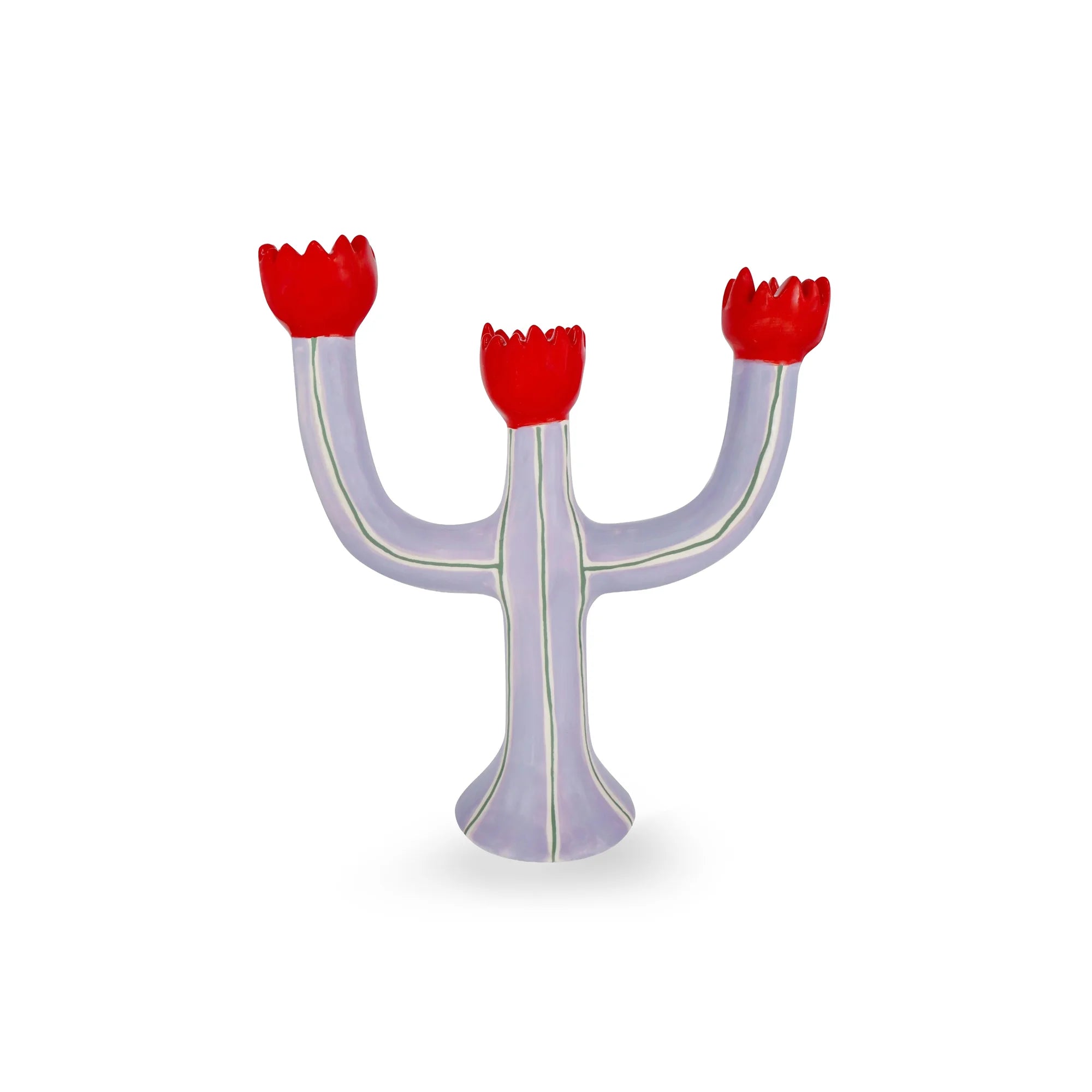 Tulip Candleholder - Lilac-1
