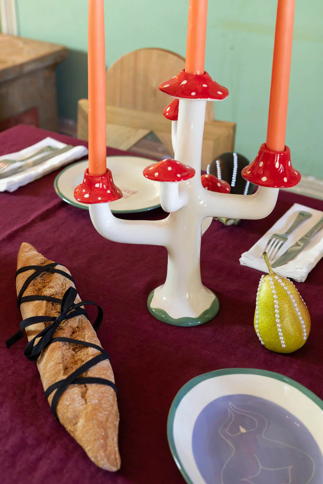 Magic Champs Candleholder - Red