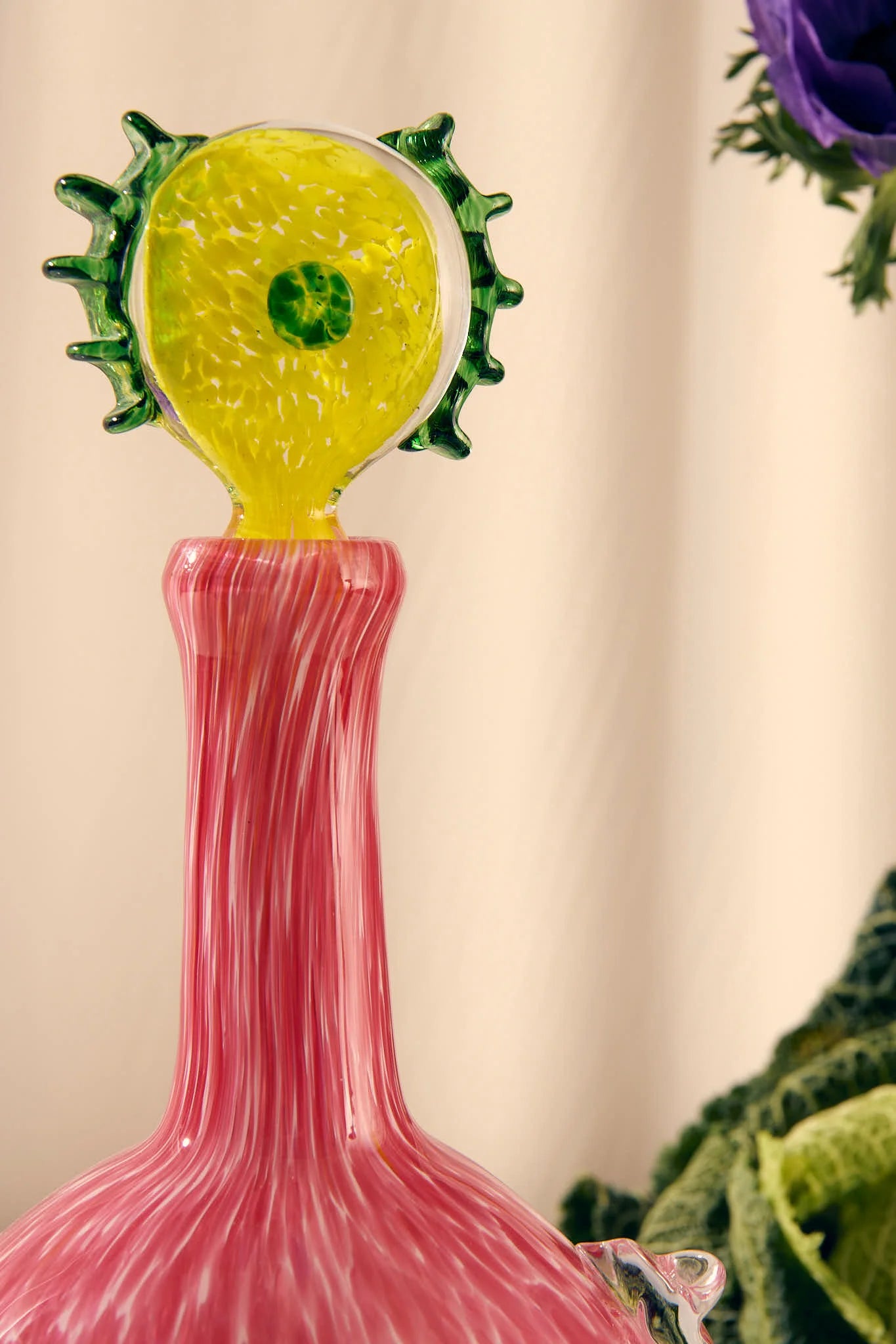 Sunshine Glass Carafe - Pink-4