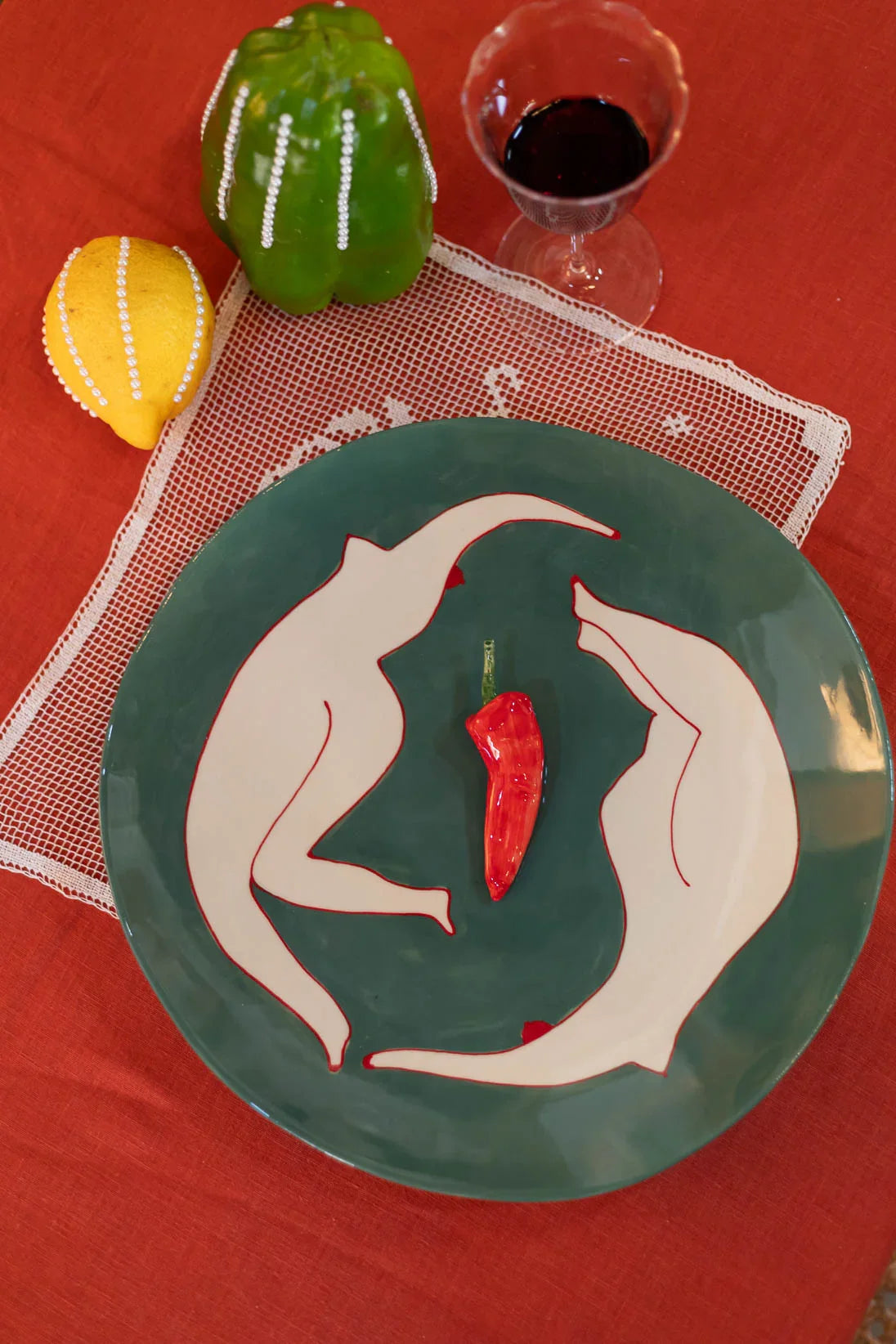 Swimmers Fruit Platter - Khaki-2