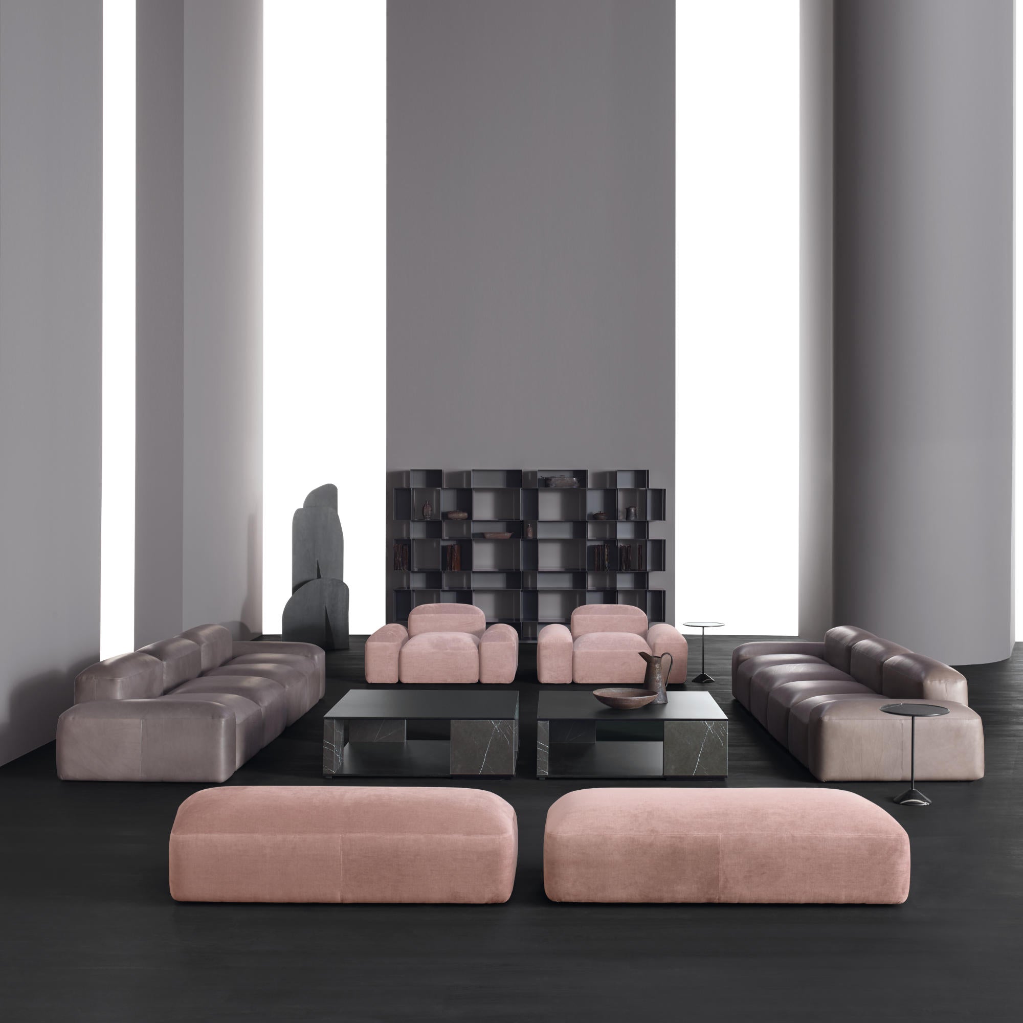 Lapis 060 Sofa - Leather (Old Velvet 2060)-2
