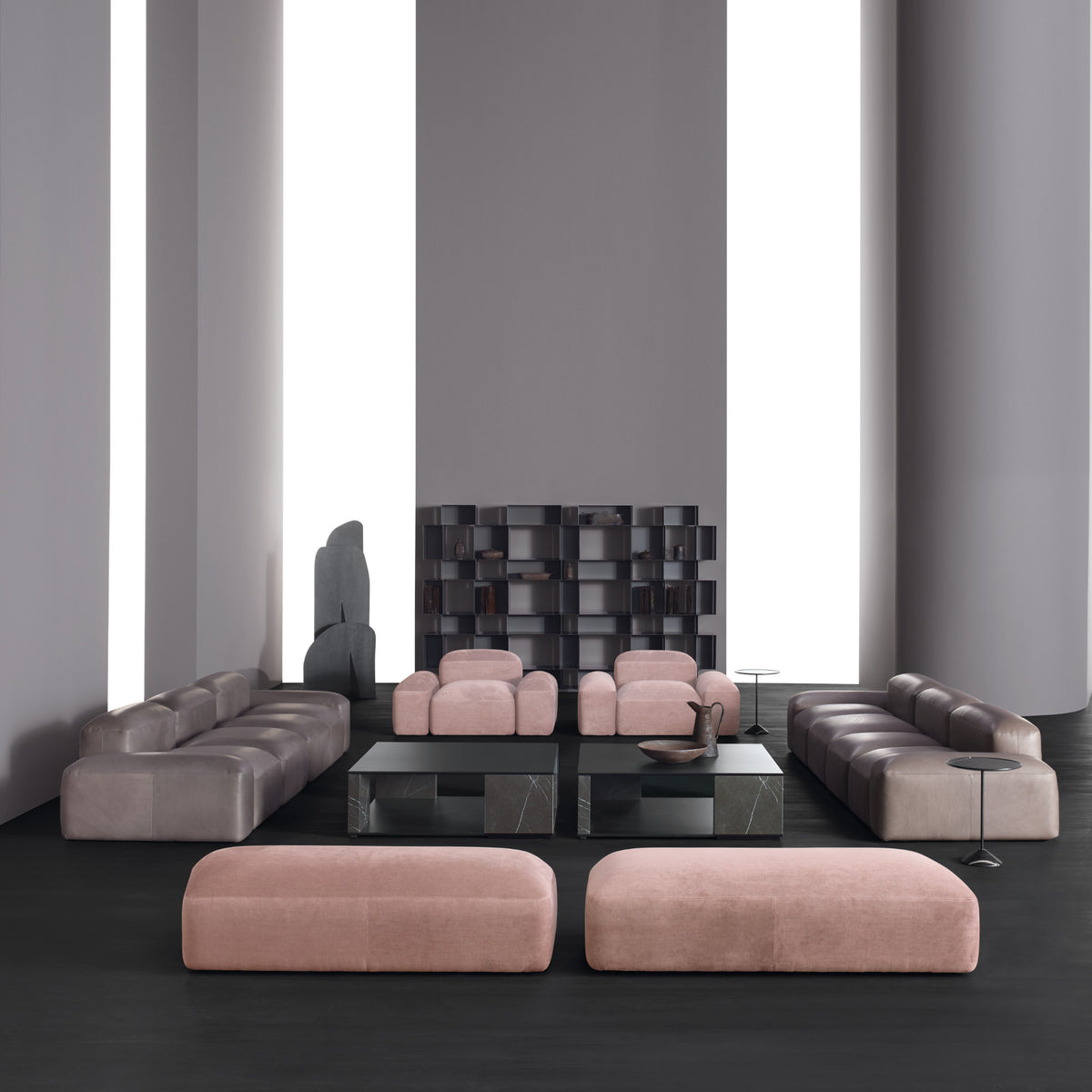 Lapis Bench – 160x60x45 / Velvet (Nobilis 23)-2
